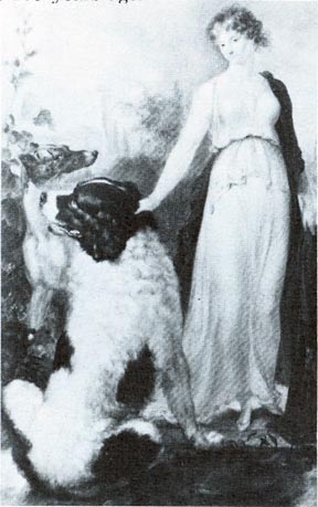 Fig. 1- Duchess of York (detail) P.E. Stroehling 1807. Reproduced by permission of Her Gracious Majesty, the Queen, copyright reserved to the crown.